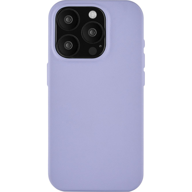 CS306DL61PCP-I23M Чехол защитный uBear Capital Leather Case, iPhone 15 Pro, MagSafe, лавандовый